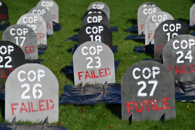 Čeprav so debate o različni odgovornosti za skupen problem podnebnih sprememb morda bolj glasne kot nekoč, smo od solidarne rešitve daleč. FOTO: Paul Ellis/AFP
