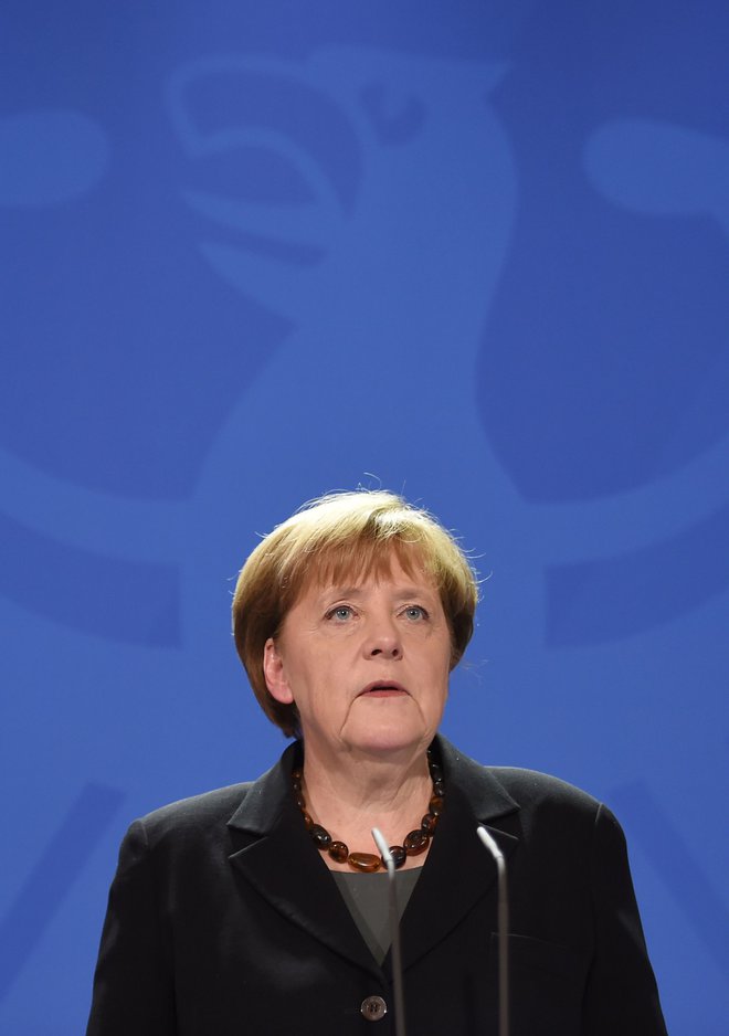 Kanclerka Angela Merkel. Nemčijo in Evropo je dokaj varno vodila skozi velike krize. To je bil njen zgodovinski dosežek. FOTO: Britta Pedersen Afp
