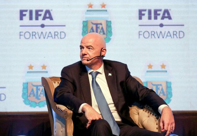 Predsednik Fife Gianni Infantino se bo moral zagovarjati v Švici. FOTO: Tato Pagano/AFP
