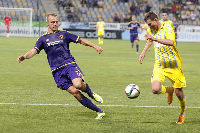 Dalibor Volaš je bil med strelci velikega evropskega večera pred desetimi leti v Mariboru, ki pa se je razpletel z zmago gostov. FOTO:&nbsp;Marko Pigac
