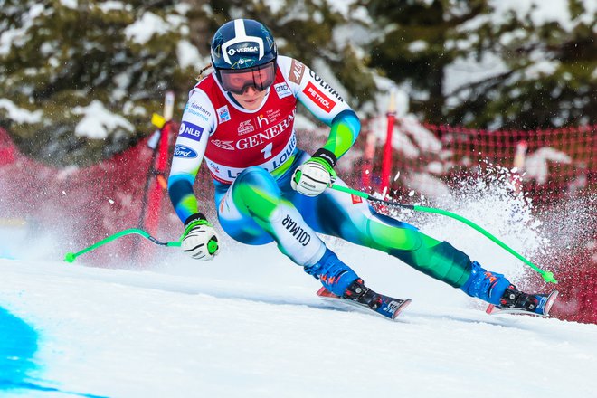 Ilka Štuhec je bila na prvem treningu zelo hitra. FOTO: Sergei Belski/Usa Today Sports
