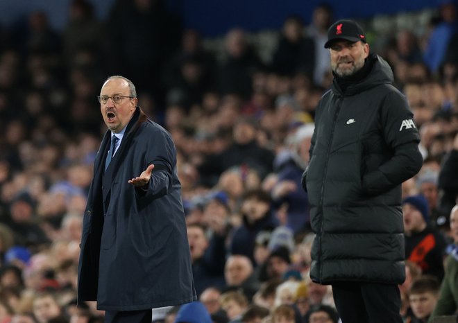 Rafael Benitez in Jürgen Klopp (desno) sta Liverpoolu priskrbela po en naslov v ligi prvakov. FOTO: Carl Recine/Reuters
