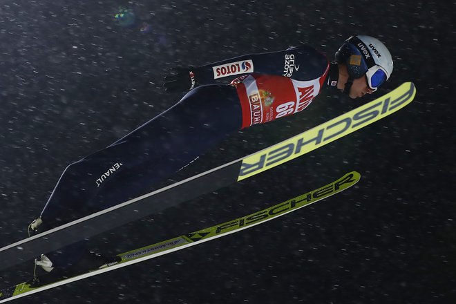 Ski Jumping - Ski Jumping World Cup 2021 - Nizhny Tagil, Russia - November 21, 2021 Poland's Kamil Stoch in action REUTERS/Maxim Shemetov