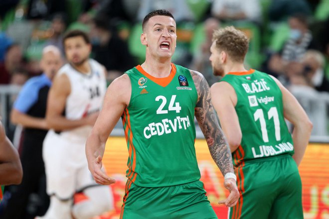 Alen Omić je prinesel obilo sveže energije v stožiško zasedbo. FOTO: Cedevita Olimpija
