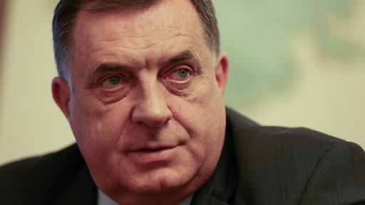 Na čelu procesa je voditelj Republike srbske in srbski član skupnega predsedstva Milorad Dodik, ki z odcepitvijo te entitete od BiH grozi že leta. FOTO: Dado Ruvic/Reuters
