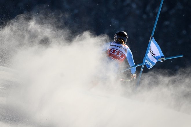 Sofia Goggia (na fotografiji) je nedavno navduševala tudi v St. Moritzu. FOTO: Fabrice Coffrini/AFP
