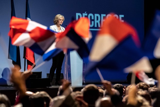 Po eni izmed anket se Francozom zdi, da bi bila najboljša predsednica Valérie Pécresse. FOTO&nbsp;Bertrand Guay/AFP
