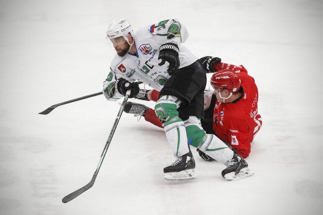 Žiga Pance je dosegel edini zadetek za zeleno-bele v Celovcu. FOTO:&nbsp;Uroš Hočevar/Delo
