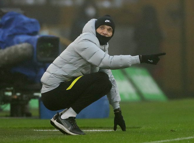 Thomas Tuchel ima vse manj igralcev. FOTO: Peter Cziborra/Reuters
