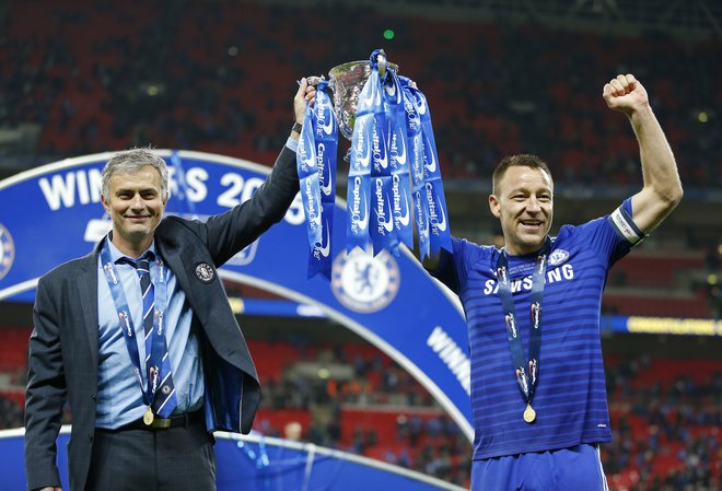Jose Mourinho in John&nbsp;Terry sta preživela veliko skupnih zmag. FOTO:&nbsp;John Sibley/Reuters
