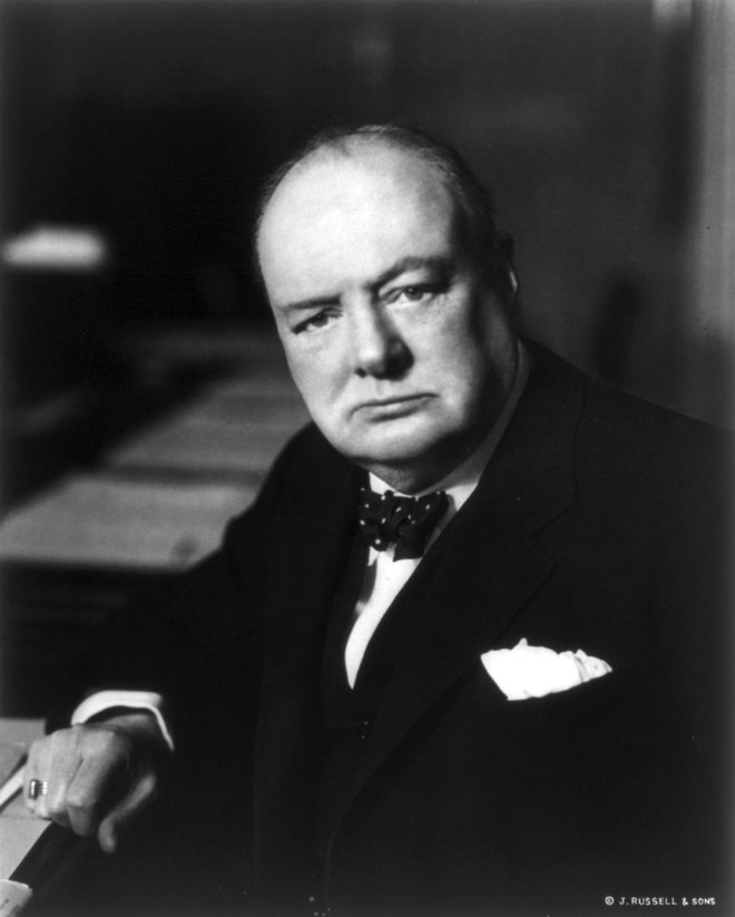 Winston Churchill, 30. 11. 1874 FOTO: Dokumentacija Dela
