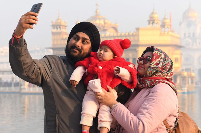 Množičnih silvestrovanj tudi letos ni bilo. FOTO:&nbsp;Narinder Nanu/Afp
