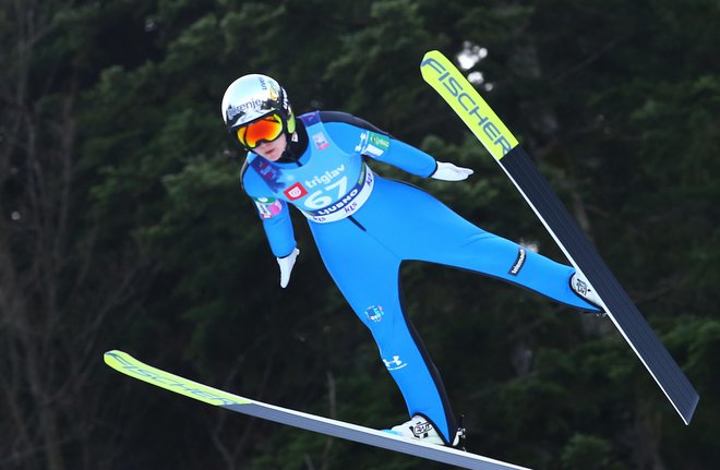 Ema Klinec na Ljubnem. FOTO: Jože Suhadolnik/Delo
