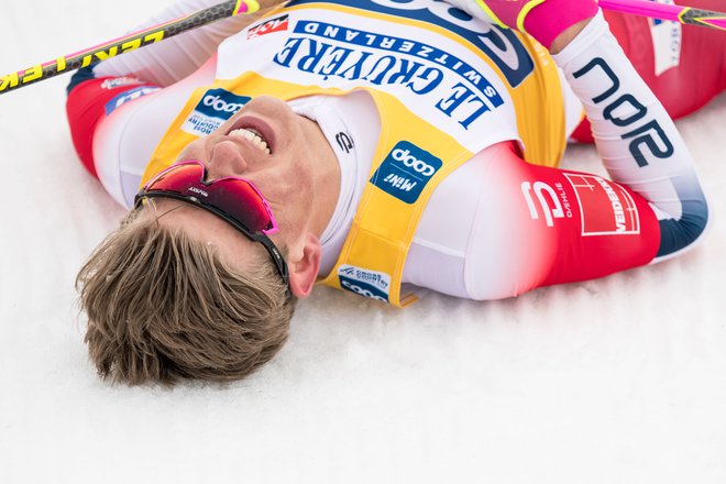 Johannes Hoesflot Klaebo je bil premočan za konkurenco. FOTO:&nbsp;Martin Ouellet-diotte/AFP
