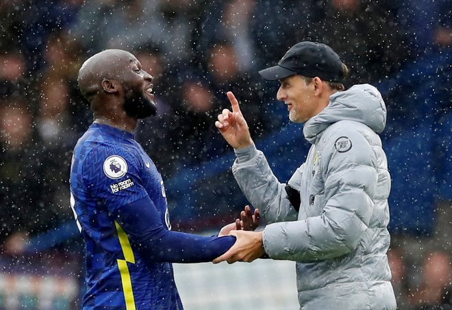 Thomas Tuchel in Romelu Lukaku sta se pogovorila, sledilo je opravičilo Belgijca. FOTO:&nbsp;Paul Childs/Reuters
