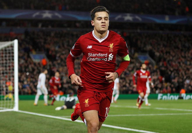 Pri Liverpoolu je bil Philippe Coutinho najboljši igralec in ljubljenec Anfielda. Foto Carl Recine/Reuters
