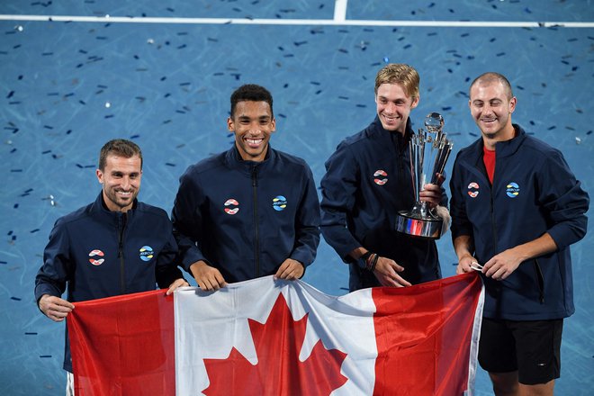 Kanadčani so tretji zmagovalci moštvenega turnijra za pokal ATP v Sydneyju. FOTO: Muhammad Farooq/AFP
