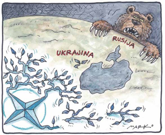 Virus Nato KARIKATURA: Marko Kočevar
