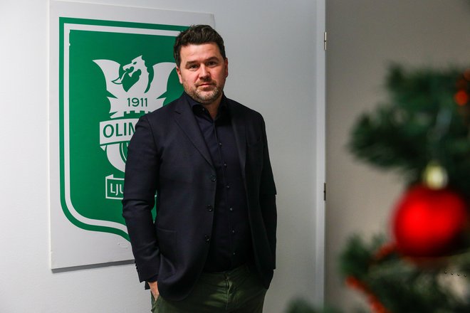 Novi direktor NK Olimpija se bo zaradi nove službe iz Münchna preselil v Ljubljano, ki mu je takoj postala pri srcu. FOTO: Črt Piksii/delo
