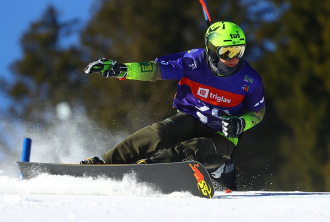 Tim Mastnak v akciji. FOTO: Borut Zivulovic/Reuters
