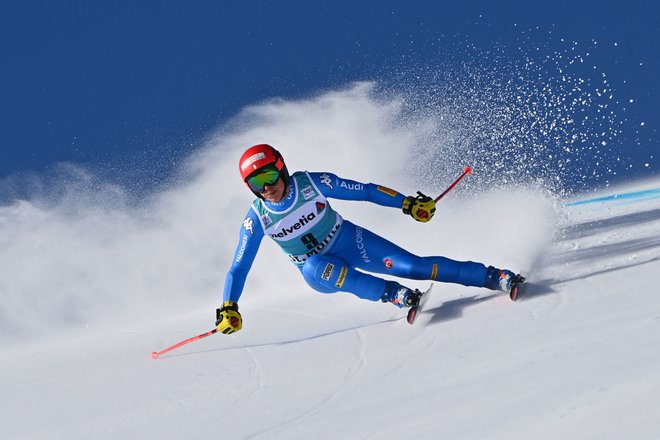 Federica Brignone je še enkrat prekosila celotno svetovno elito. FOTO: Fabrice Coffrini/AFP
