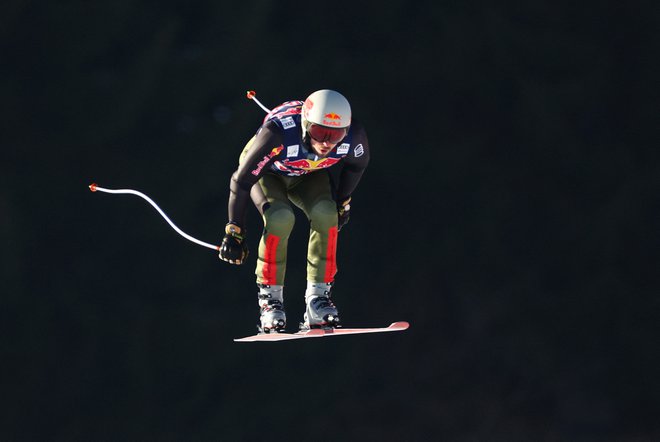 Marcel Hirscher je presenetil vse z ognjenim krstom na Streifu. FOTO: Lisi Niesner/Reuters
