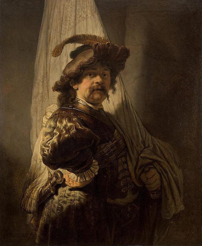 Rembrandtov Praporščak bo najprej na turneji po nizozemskih mestih, nato ga bodo umestili v stalno zbirko Rijksmuseuma. FOTO: Rijksmuseum
