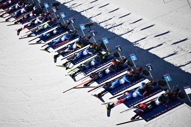 Streljanje je imelo izjemno pomembno vlogo tudi na današnji tekmi. FOTO: Marco Bertorello/AFP
