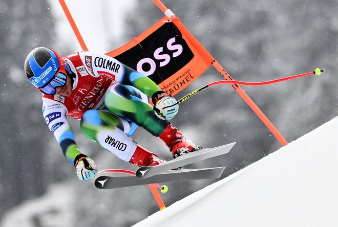 Miha Hrobat je danes izpolnil svoja pričakovanja. FOTO: Joe Klamar/AFP
