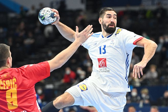 Nikola Karabatić je spet pokazal mojstrstvo. FOTO: Attila Kisbenedek/AFP
