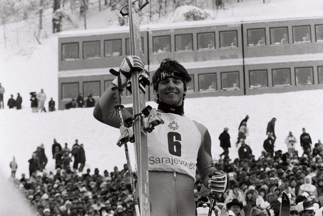 Jure Franko je v Sarajevu prinesel Sloveniji in Jugoslaviji prvo kolajno na zimskih olimpijski igrah. FOTO: Joco Žnidarsič
