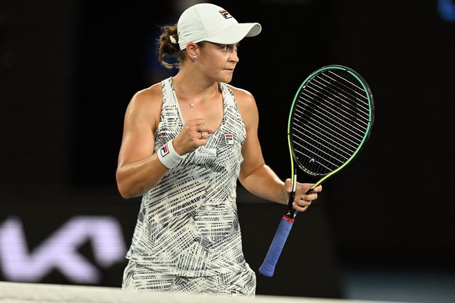 Ashleigh Barty je upravičila status prve nosilke. FOTO: Michael Errey/AFP
