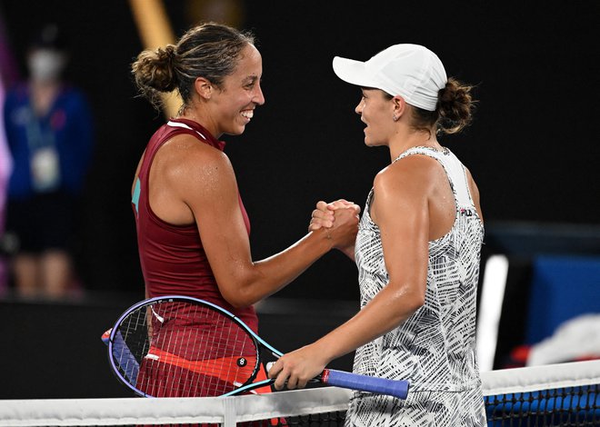 Madison Keys ni bila konkurenčna Avstralki. FOTO: Morgan Sette/ Reuters
