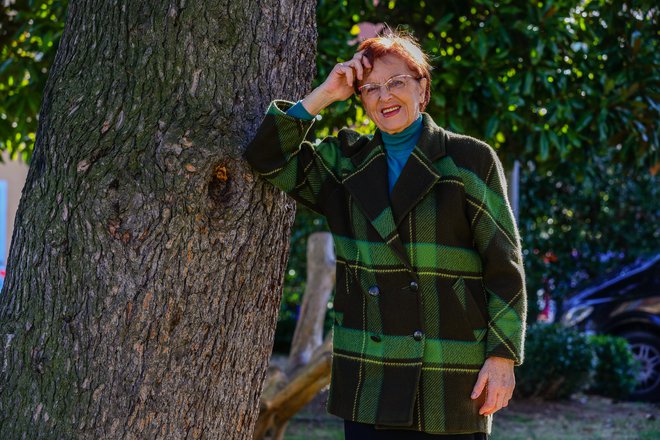 Breda Pečan je športno zelo aktivna upokojenka,
z možem tudi rada potujeta. FOTO: Črt Piksi
