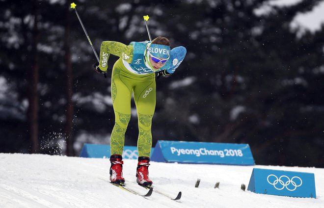 Anamarija Lampič se je že nastanila na olimpijskem prizorišču na Kitajskem. FOTO: Matej Družnik
