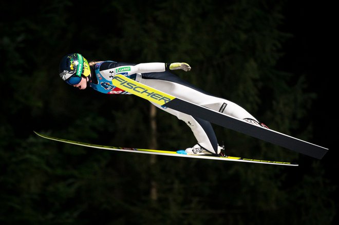 Nika Križnar je v odličnem položaju pred drugo serijo. FOTO: Jure Makovec
