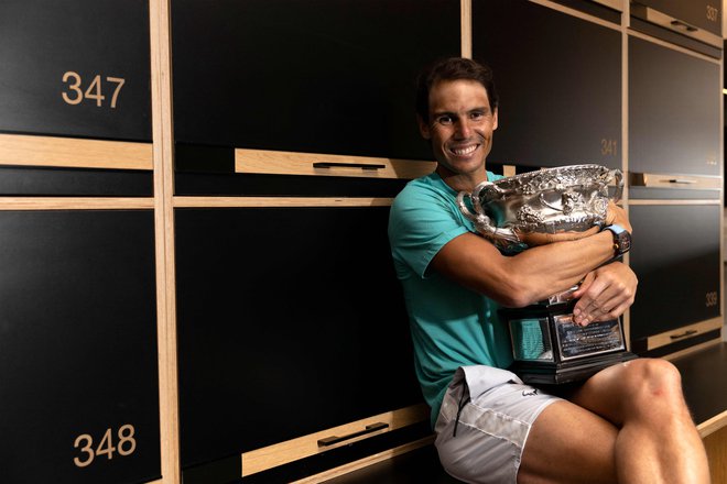 Rafael Nadal se je veselil nepričakovane lovorike. FOTO:&nbsp;Fiona Hamilton/AFP
