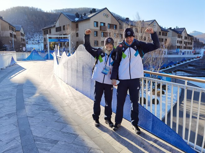 Na prizorišču olimpijskih iger so že prvi slovenski športniki. FOTO: OKS
