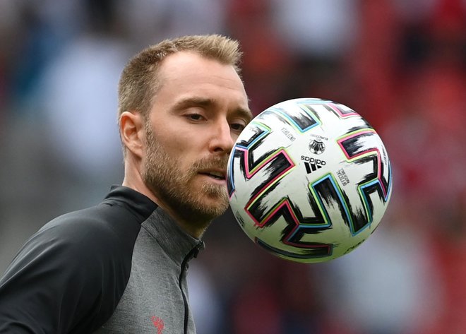 V zadnjih mesecih je Christian Eriksen pridno treniral. Nazaj k Tottenhamu ga je vabil tudi Antonio Conte, s katerim je že sodeloval pri Interju. FOTO: Jonathan Nackstrand/Reuters
