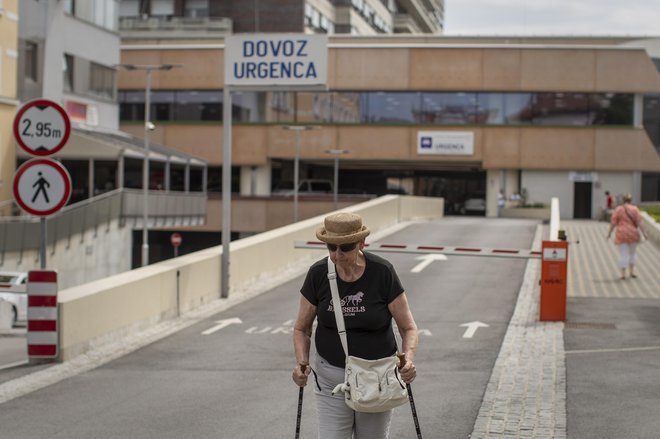 Med 64 projekti naložb v zdravstvo je tudi dokončanje diagnostično-terapevtskega centra UKC Ljubljana, kjer je tudi urgenca za Ljubljano in njeno šršo okolico. Foto Voranc Vogel/Delo
