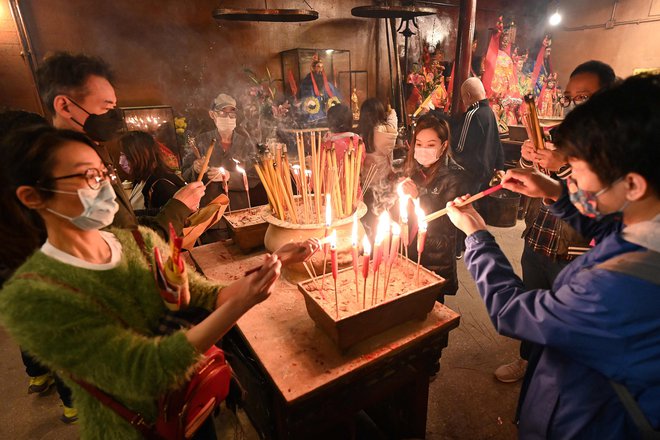 Moto zimskih olimpijskih iger v Pekingu je &raquo;hitreje, više, močneje &ndash; skupaj&laquo;. FOTO:&nbsp;Peter Parks/AFP
