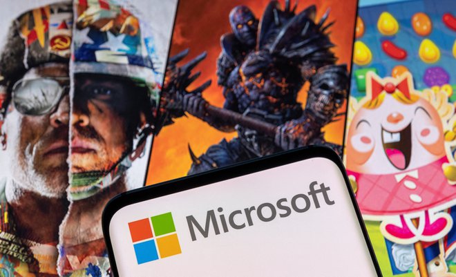 Aktualni posel je ogromen, tudi v luči kateregakoli prejšnjega Microsoftovega nakupa. Za Activision Blizzard so namenili slabih 60 milijard evrov. FOTO: Dado Ruvić/Reuters
