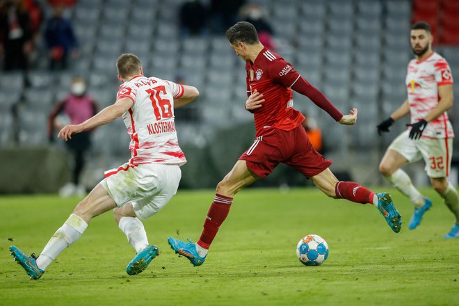 Kaj drugega, Poljak Robert Lewandowski je spet zabil za Bayern. FOTO: Michaela Rehle/AFP
