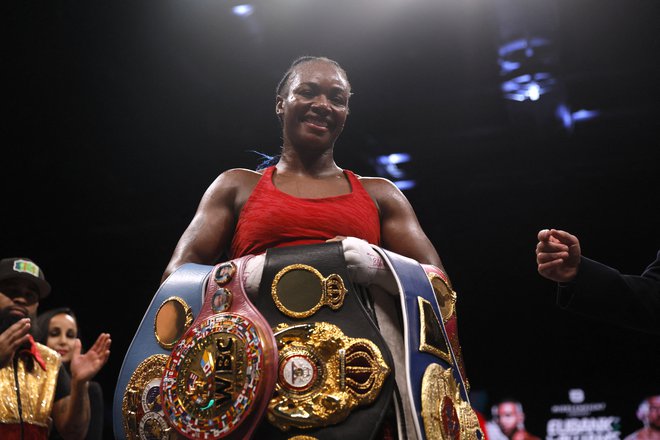 Claressa Shields ostaja absolutna svetovna prvakinja v srednji kategoriji. FOTO: Andrew Couldridge/Reuters
