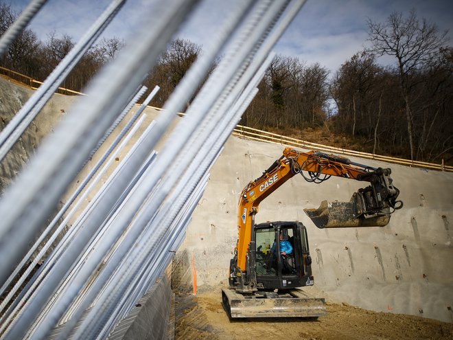 Pripravljalna dela za predorski portal Foto Anže Malovrh/Kolektiff
