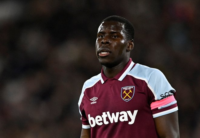 Kurt Zouma je za West Ham&nbsp;igral tudi na torkovi tekmi. FOTO: Tony Obrien/Reuters
