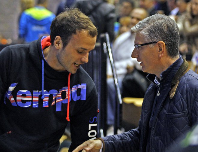 Uroš Zorman in Franjo Bobinac si obetata plodno sodelovanje. FOTO: Aleš Černivec
