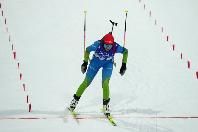 Polona Klemenčič si je zagovotobila še en olimpijski nastop, tisti v zasledovanju. FOTO: Athit Perawongmetha/Reuters
