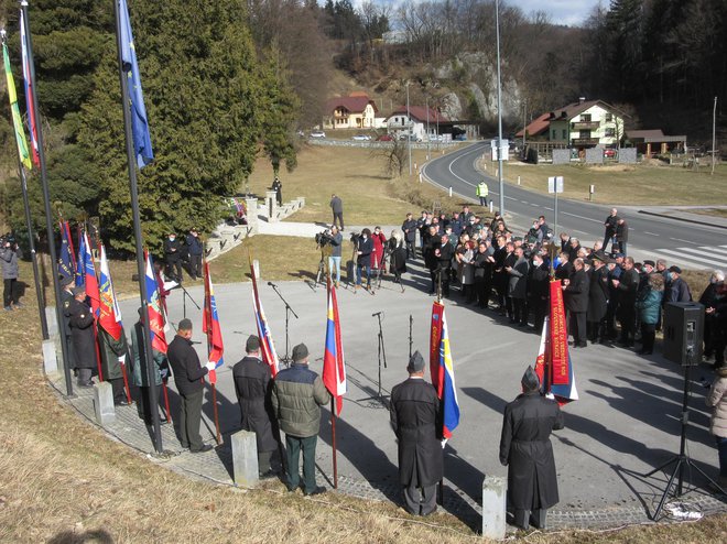 Današnjo slovesnost v spomin frankolovskim žrtvam je pripravila občina Vitanje. FOTO: Špela Kuralt/Delo
