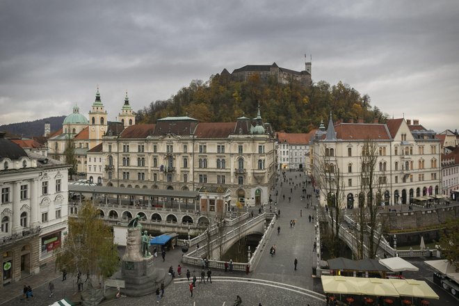 Glavno mesto Slovenije je na izboru za evropsko destinacijo leta 2022 prejelo 75.640 glasov, največ iz Amerike, Italije, Nemčije, Avstrije in Hrvaške. FOTO: Voranc Vogel/Delo
